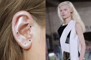 Nauja mados beprotybė – ausų makiažas