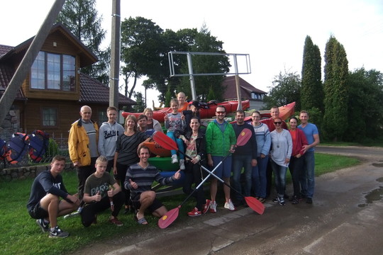 Bendruomenė drauge ir sriubą verda, ir į žygį traukia