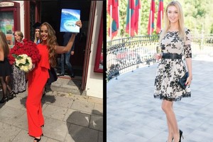 Buvusi D. Bunkaus mylimoji reklamuoja jo dabartinės draugės sukneles