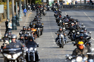 Baikeriai su griausmu uždarė motociklų sezoną