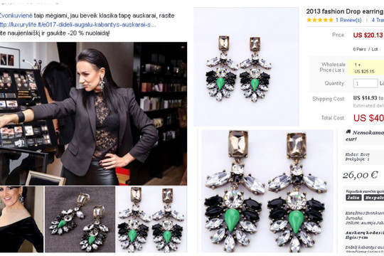 Prabangi parduotuvė mausto Lietuvos elitą – puošia kiniškais blizgučiais