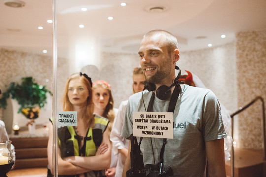 T.Vidmanto pasisėdėjimas sostinėje baigėsi policijoje šalia prostitutės