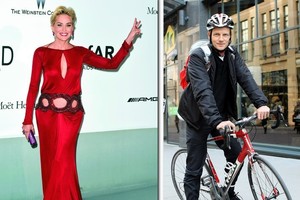 Sh. Stone susidomėjo „Neregėtos Lietuvos“ autoriaus M. Jovaišos paroda