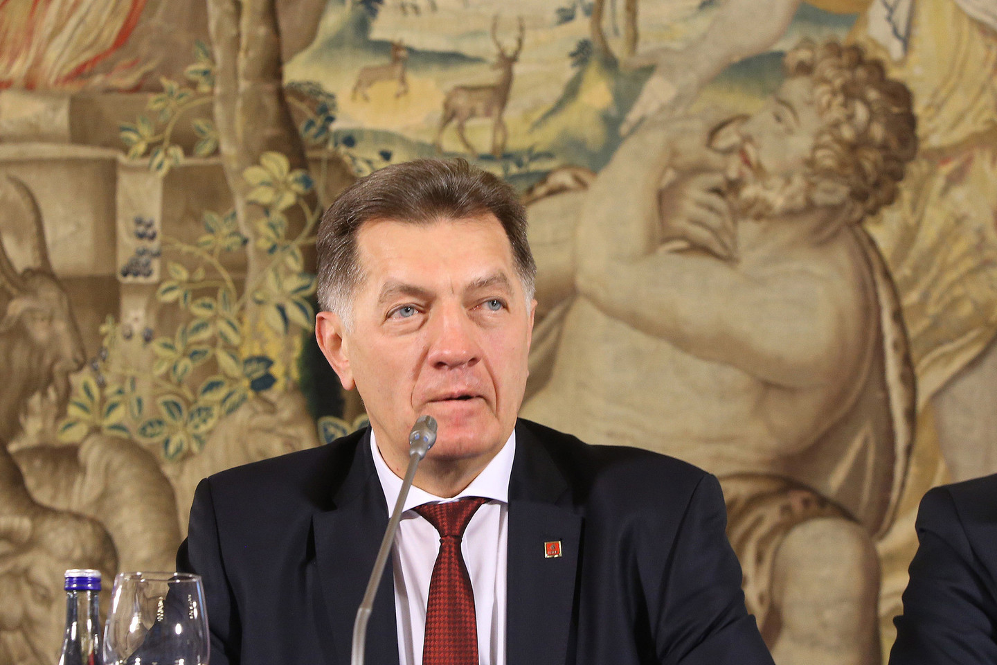 Socialdemokratų partijos spaudos konferencija po Seimo rinkimų 2016 pirmojo turo.