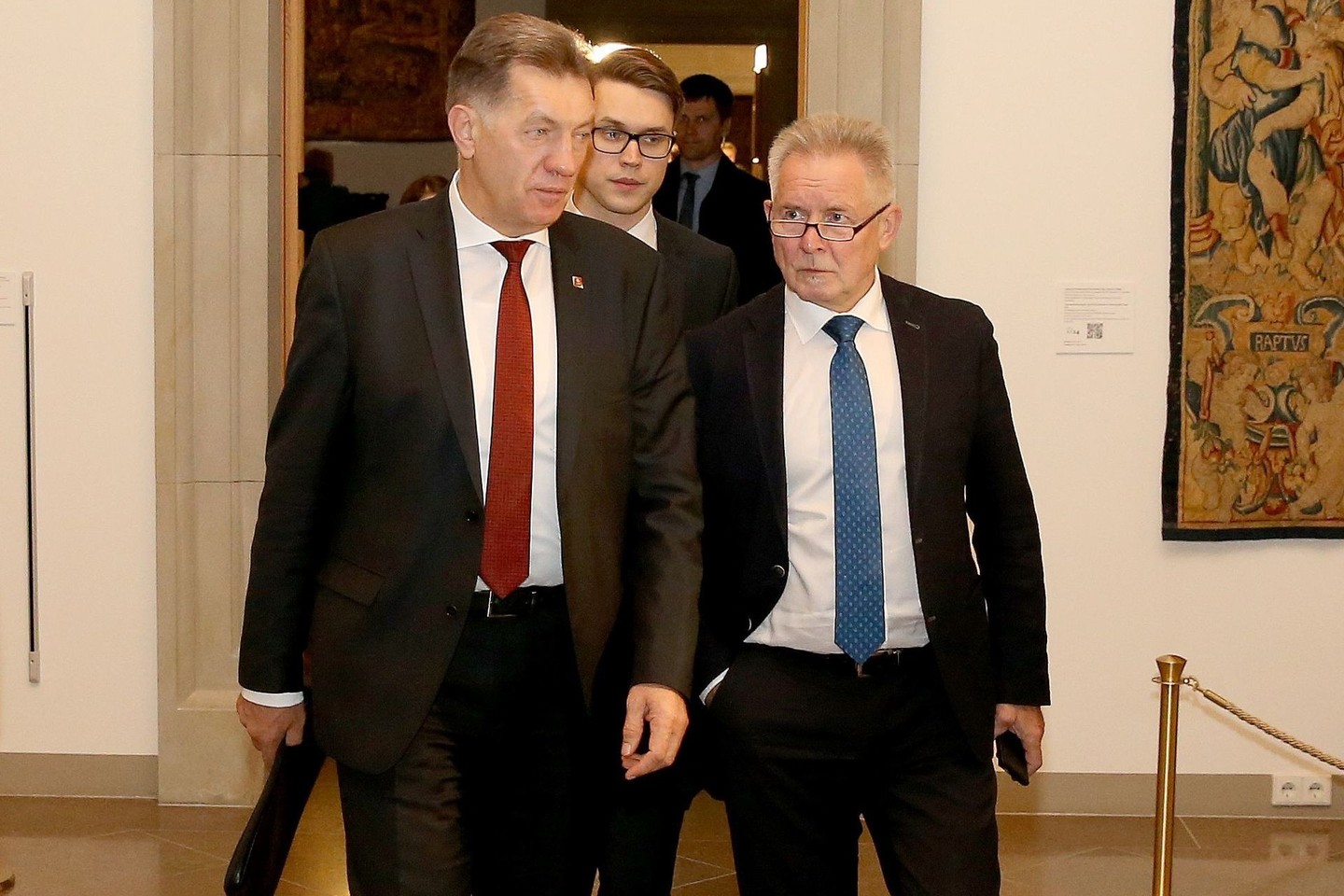 A.Sakalas tarp galimų kandidatų pakeisti A.Butkevičių mato A.Sysą (dešinėje).<br>D.Umbraso nuotr.