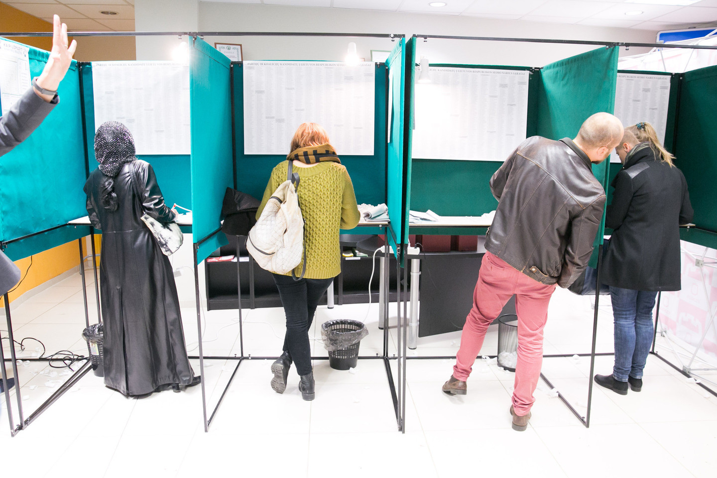 Seimo rinkimų pirmojo rinkimų turo balsai vis dar nesuskaičiuoti, klaidos – Vilkaviškio apygardoje.