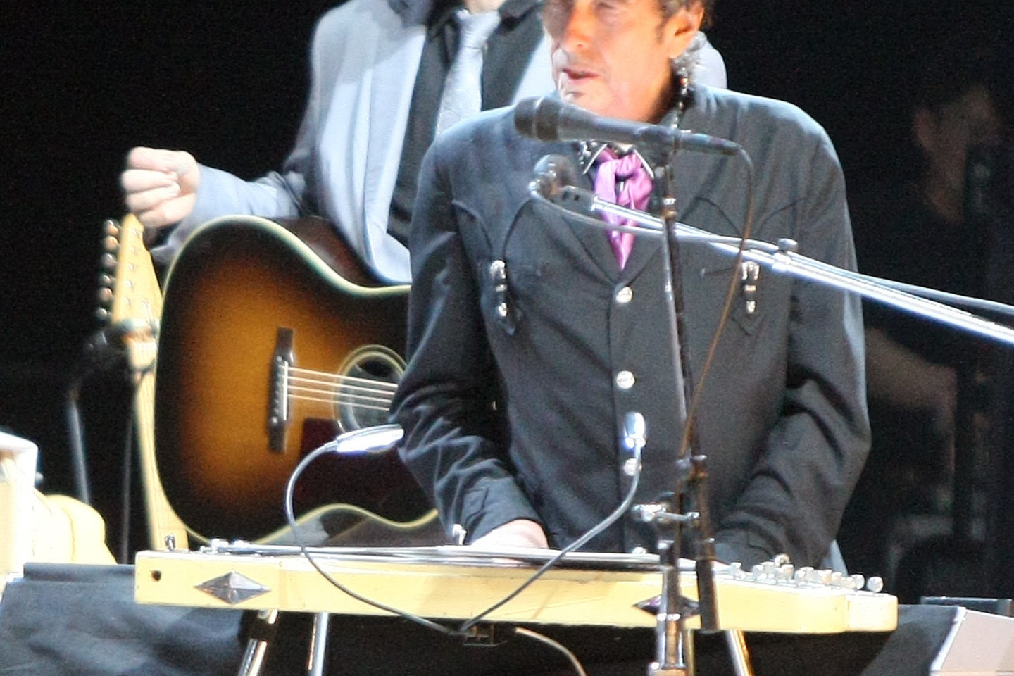 Bobas Dylanas 2008 metais koncertavo Lietuvoje.<br>Archyvo nuotr.