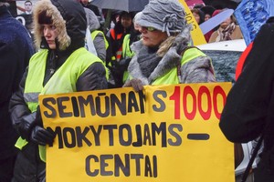 ŠMM: pedagogams duotiems pažadams įgyvendinti trūksta 35 mln. eurų