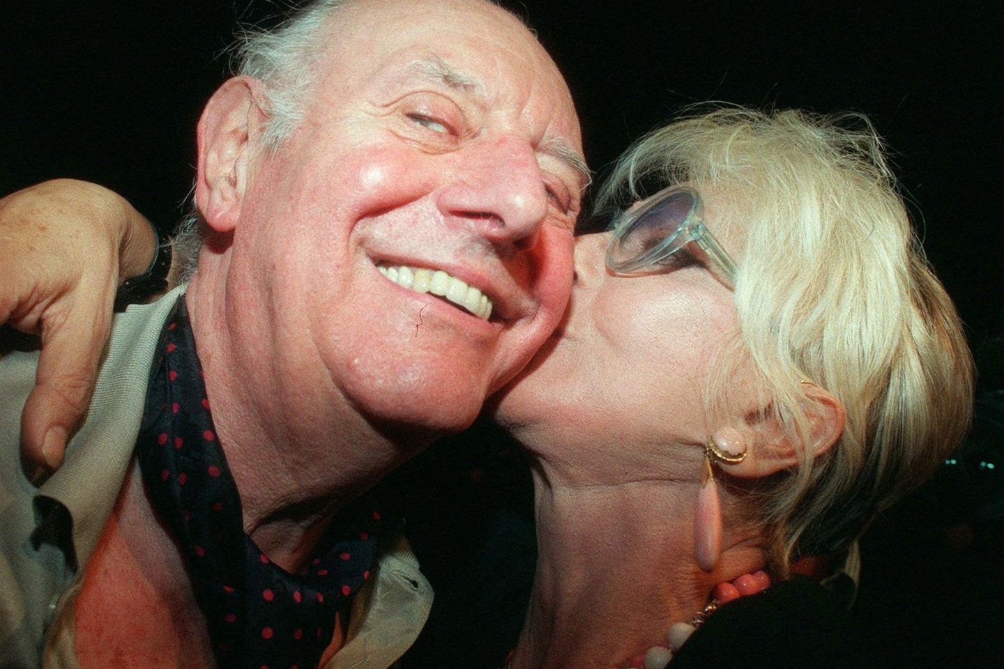 Rašytojas Dario Fo su žmona.<br>AP nuotr.