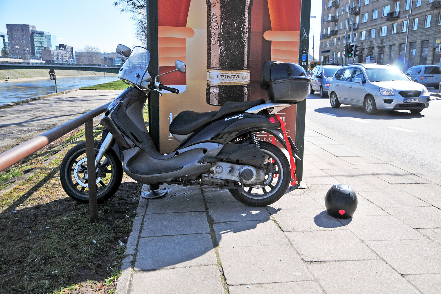Automobilio vairuotoja nenukentėjo, ji eismo įvykio metu buvo blaivi.