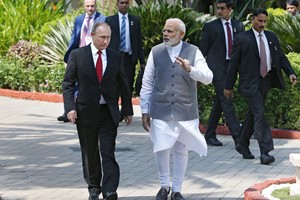 BRICS viršūnių susitikime V. Putinas gaivino dūstančią Rusijos ekonomiką