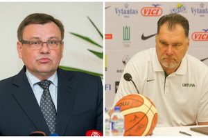 Gels A. Sabonio ir J. Kazlausko kandidatui: „Rinktinės treneris – tik R. Kurtinaitis“