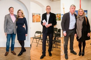 Tapybos aukcionas sukvietė garsius Lietuvos dailės gerbėjus