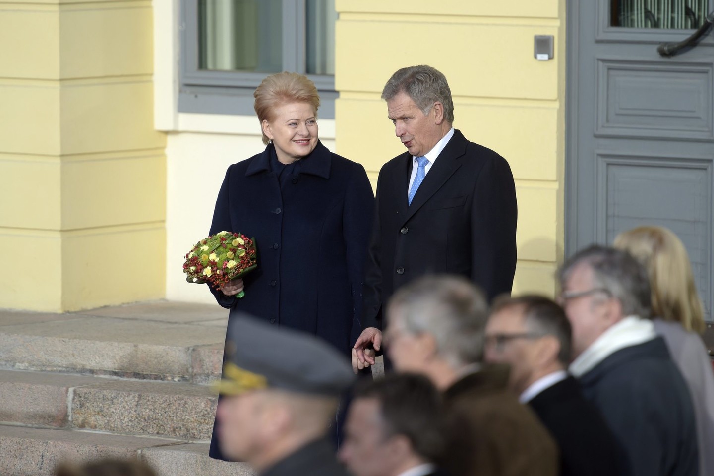 S.Niinisto dalyvavo bendroje spaudos konferencijoje su D.Grybauskaite.