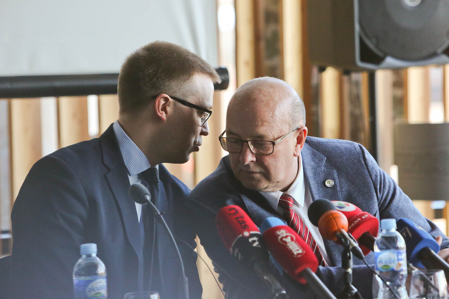 Į Kauno „Žalgirio“ spaudos konferenciją antradienį atvyko Kauno meras Visvaldas Matijošaitis ir šio krepšinio klubo direktorius P.Motiejūnas. Konferencijos metu pristatomas „Žalgirio“ biudžetas, atskleidžiama, ką planuojama iškovoti šį sezoną.