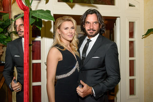 Apie skyrybas su M. Cimarro paskelbusi D. Andriuškaitė su juo atvyko į renginį