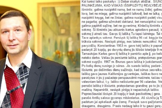 Pasaulį apkeliavęs mistinis laimės laiškas atskleidė kai ką svarbaus