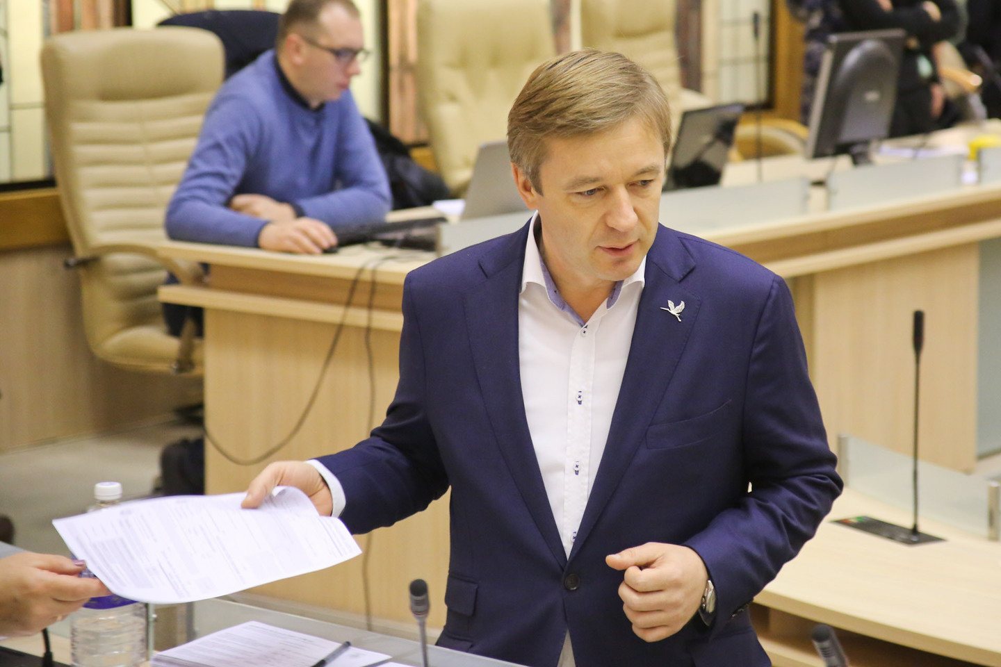 R.Karbauskis nesulaužė tradicijos balsuoti iš anksto.