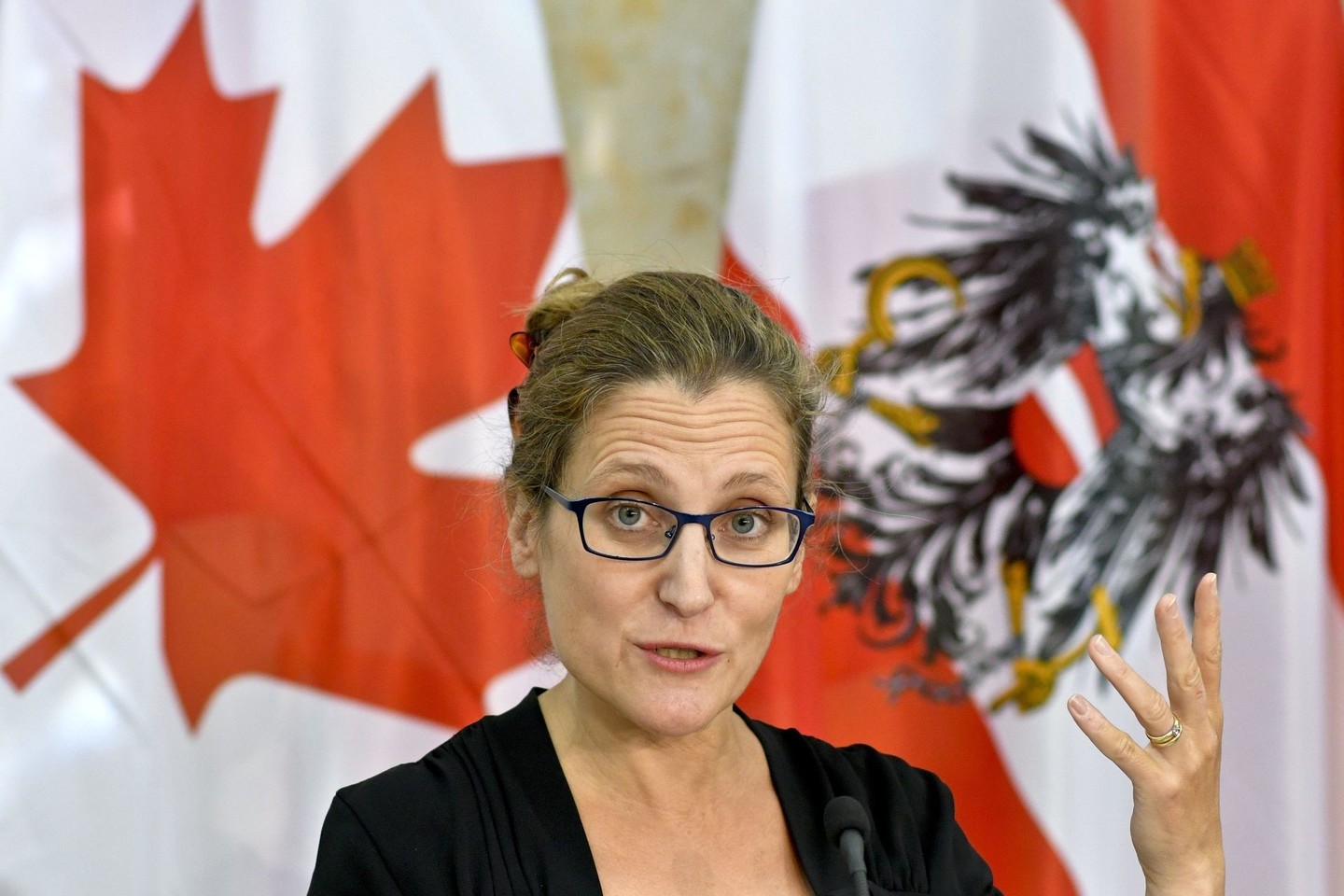Ch.Freeland: „Kanada yra nusivylusi, aš asmeniškai, esu labai nusivylusi“.