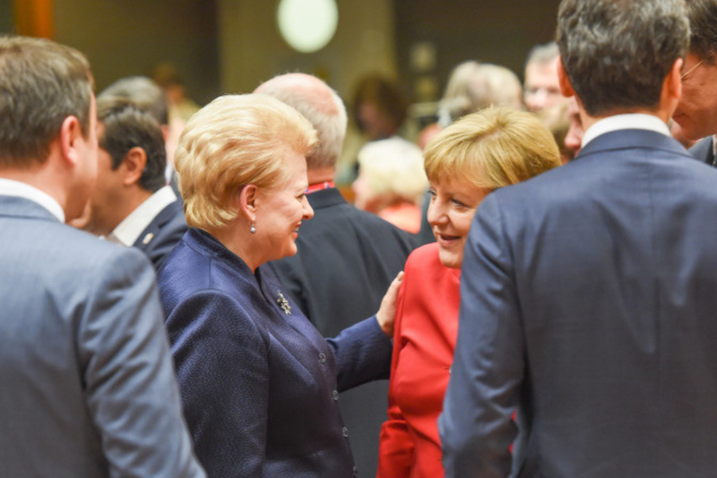 Prezidentė: dėl Rusijos veiksmų Sirijoje Europa vieninga.