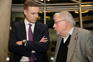 G.Landsbergis apie pasitraukimą: „Landsbergis visada kaltas“