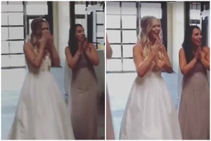 Vietoj gėlių – originali vyro dovana nuotakai. Štai jos reakcija