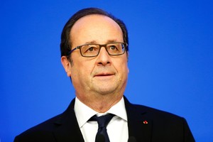 Prancūzijos prezidento F. Hollande'o darbu patenkinti vos 4 proc. žmonių