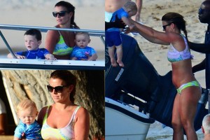 Futbolininko Wayne'o Rooney žmona – tobula trijų vaikų mama