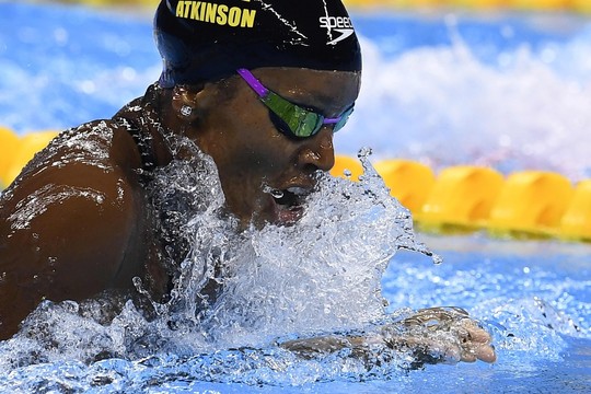Jamaikos plaukikė Alia Atkinson pagerino pasaulio rekordą