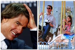 Aktorius Tomas Cruise'as po ilgos pertraukos susitiko su dukra