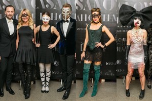 Prabangiame viešbutyje garsenybės pasidavė Helovino nuotaikai