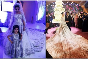 Oligarcho dukra už vestuvinę suknią atseikėjo daugiau nei pusę milijono eurų