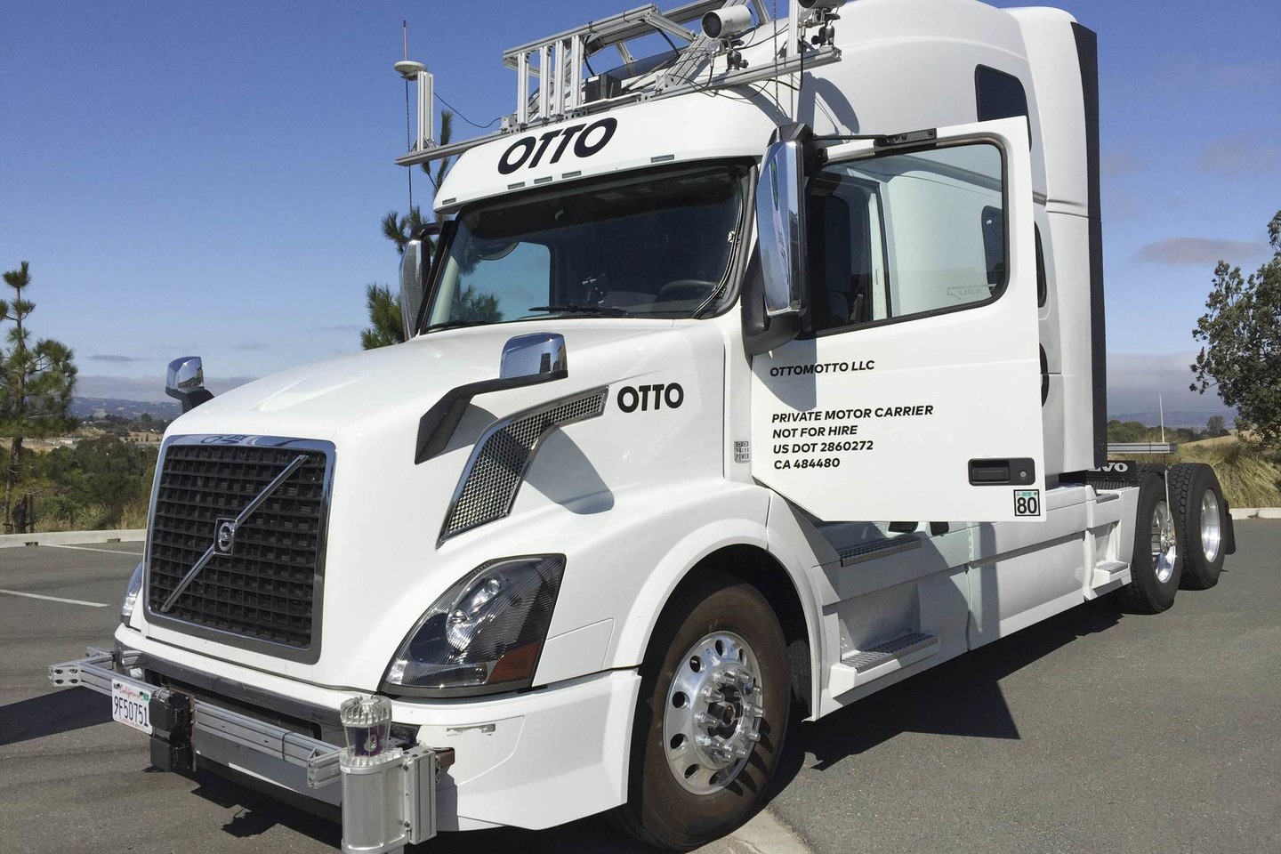 Bendrovės „Otto“ tikslas buvo sukurti krovininių automobilių automatizuotą valdymo sistemą.<br>„Reuters“ nuotr.