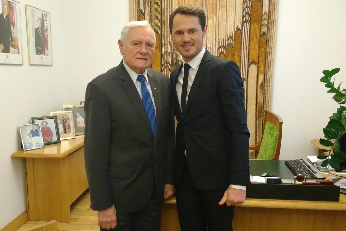 Valdas Adamkus ir Richardas Jonaitis.