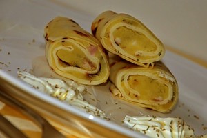 Ypač skanūs ir sotūs lietiniai su bulvių įdaru