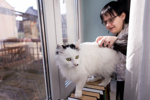 Į veterinarijos kliniką užėjusi moteris rado gyvenimo draugę