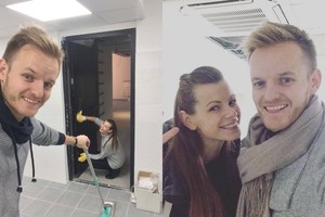 Sporto žurnalistas Šarūnas Mazalas su žmona ėmėsi naujos veiklos