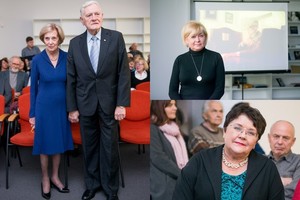 Filmo apie prezidentą Kazį Grinių premjeroje – ir Valdas Adamkus su žmona Alma