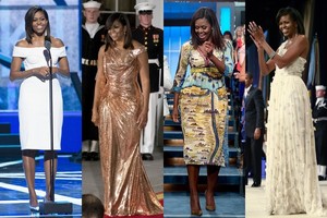 Atsisveikiname su Michelle Obama: žaviausi pirmosios JAV ponios įvaizdžiai