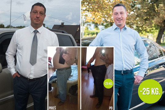 Andrius: laikydamasis šios dietos numečiau 25 kilogramus antsvorio!