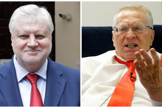 V. Žirinovskis: „Brangusis Donaldai, sveikiname. Bobutė Hillary tegul ilsisi“