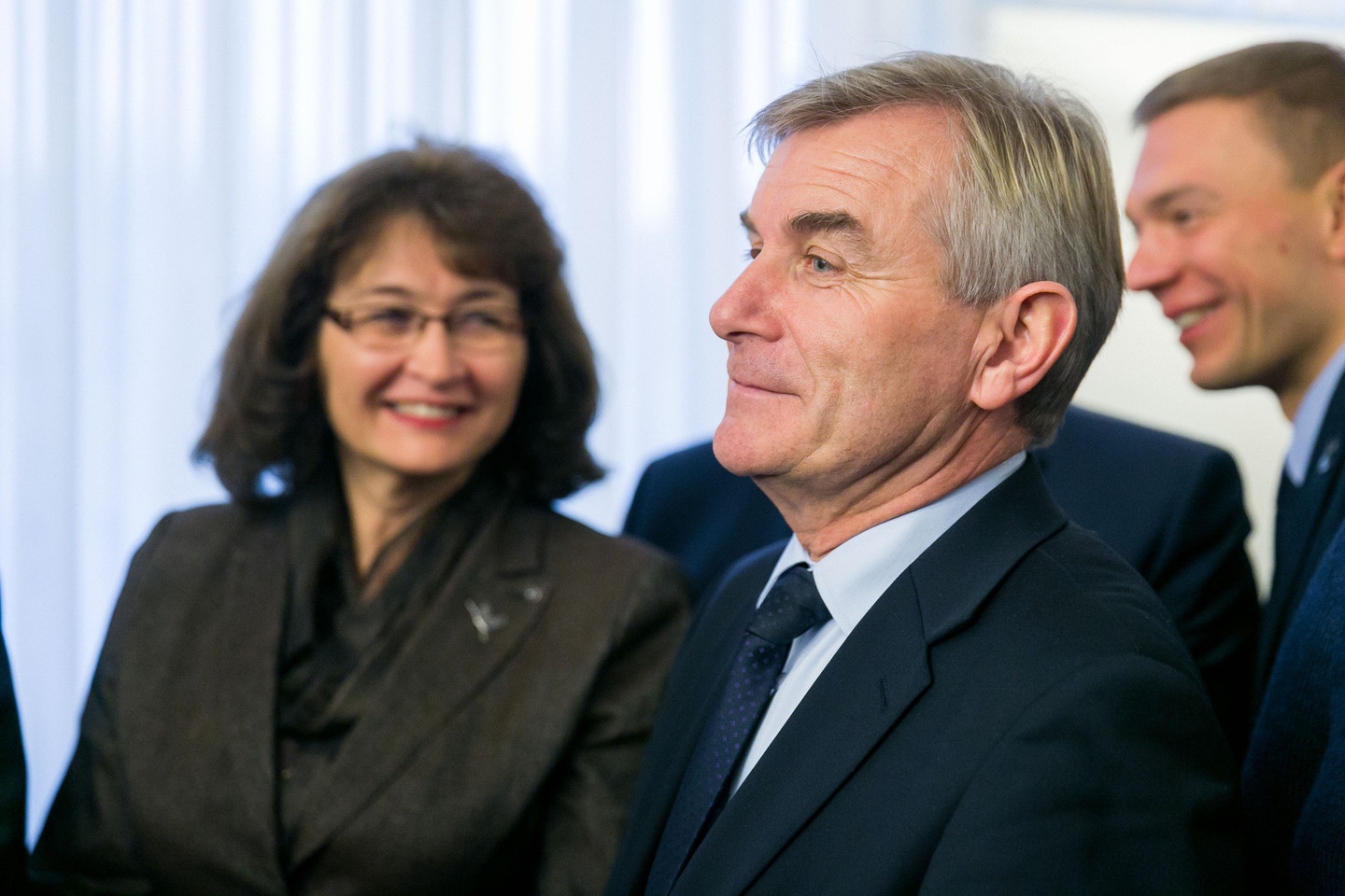 Būsimieji Seimo vadovai – V.Pranckietis ir R.Baškienė.
