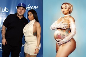 Modelio Blac Chynos gimdyme dalyvavo ir vyras, ir anyta