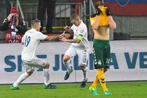 Pasaka baigta: slovakai sutrypė Lietuvos futbolininkus