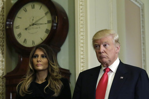 D. Trumpas jau keičia toną? Iš būsimojo prezidento tinklalapio dingo pažadai