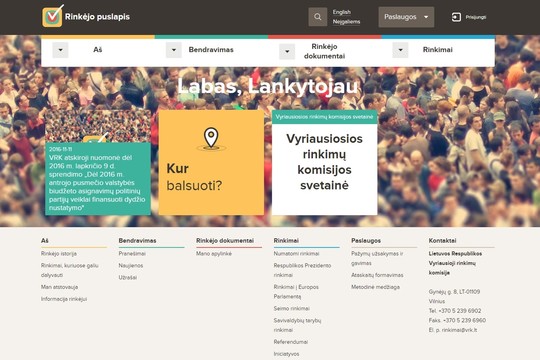 „Tieto Lietuva“ purtosi atsakomybės dėl „Rinkėjo puslapio“ spragų