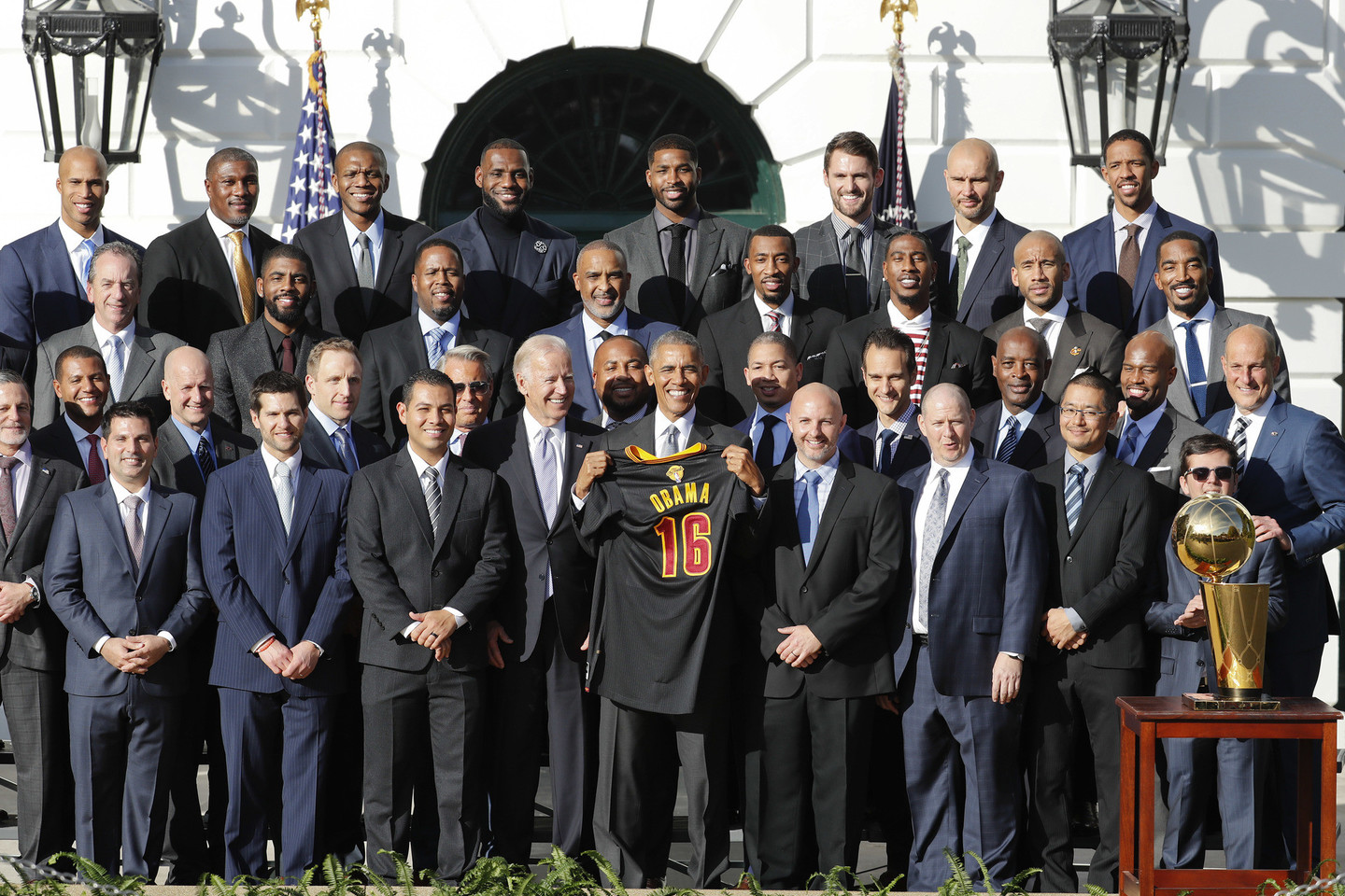 „Cavaliers“ klubą sveikino B.Obama.<br>AP nuotr.