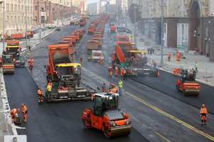 Įspūdingiausias kelininkų darbas? Gatvę Maskvoje nutiesė per parą