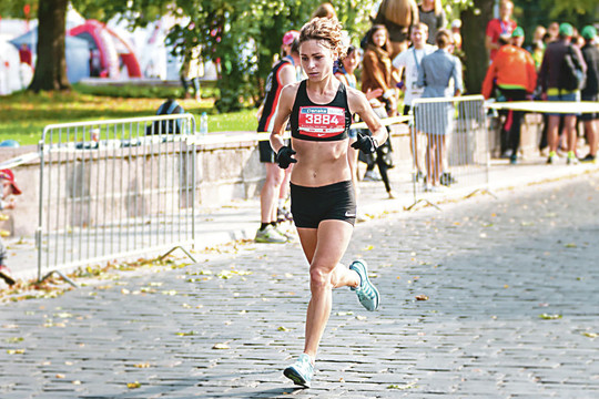 Kaunietė pirmąkart bėgo maratoną ir iškart pateko į elitą