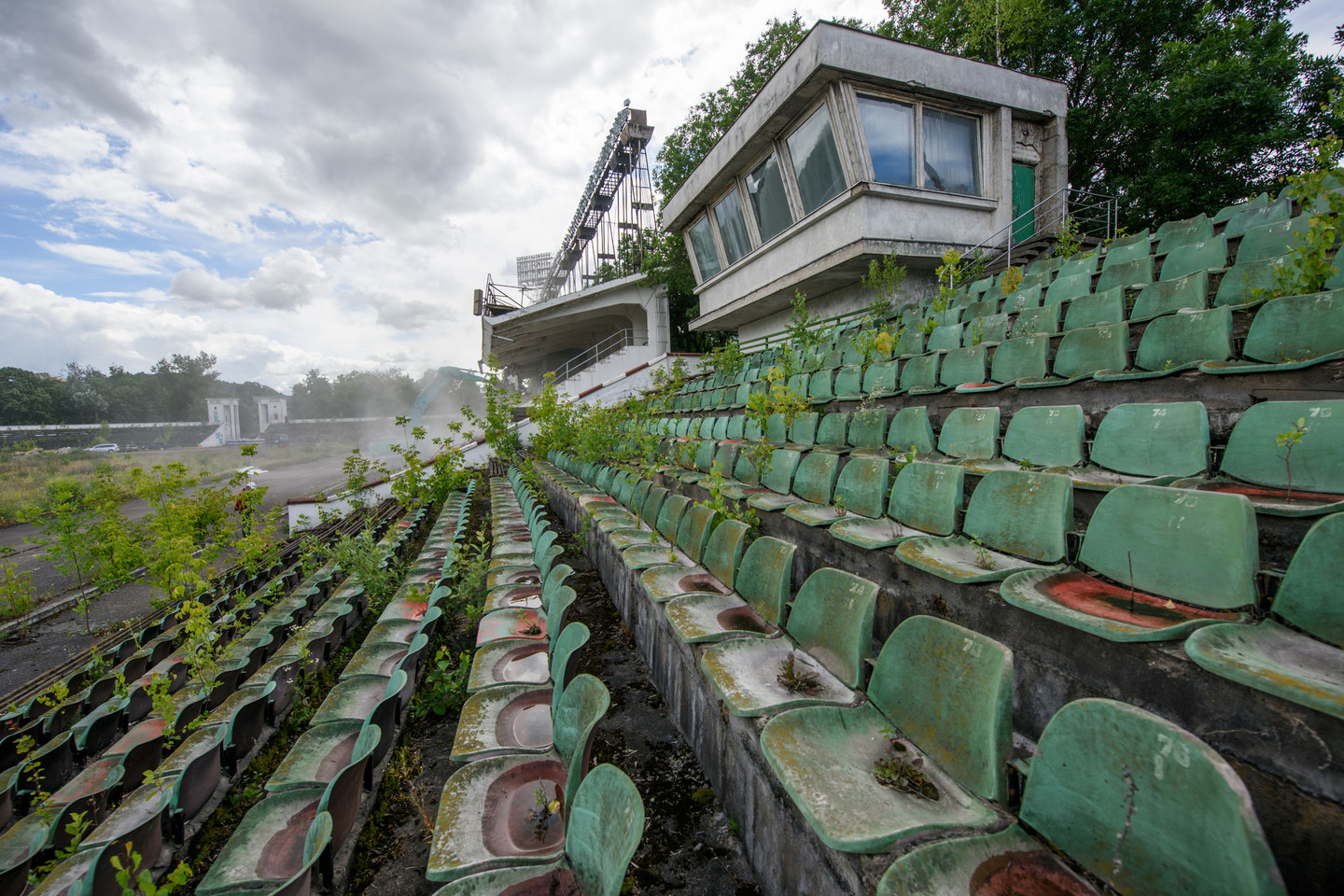 Futbolo sirgaliai užsimojo išsaugoti „Žalgirio“ stadioną.<br>R.Danisevičiaus nuotr.